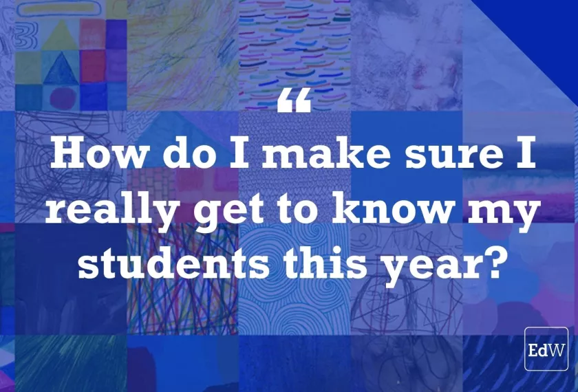 DrPamelaCantor's tweet photo. How can teachers get to know their students this year? Think about how you can create an environment where students feel comfortable showing their true self. 

@angeladuckw @EdWeekOpinion #EWOpinion #911Anniversary #HelpStudentsThrive @Turnaround https://t.co/ZxTCpx3ZMF https://t.co/scE7g9t5GN