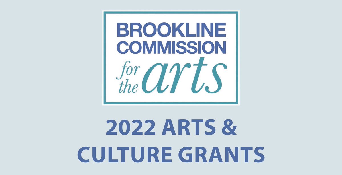 artsbrookline's tweet photo. MCC 2022 grants applications are open - deadline to apply 10/15 - over $15,000 avail. https://t.co/TarEnCDdQd for full details.  #artsfunding #artsgrants #grants @brkInteractive @BrooklineTAB @AMPatkin @PatchBrookline @TownofBrookline @brooklinehub https://t.co/reYeYKaZaO