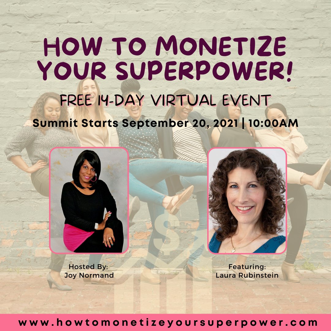 TransformBody's tweet image. My friend, Joy Normand, brought together 18 top experts &amp;amp; influencers for this complimentary series on how to find your purpose and profit from your passion! And, of course I was part of this amazing event! I so enjoyed the chat we had! 😃😃

Check it out summit.howtomonetizeyoursuperpower.com/Laura