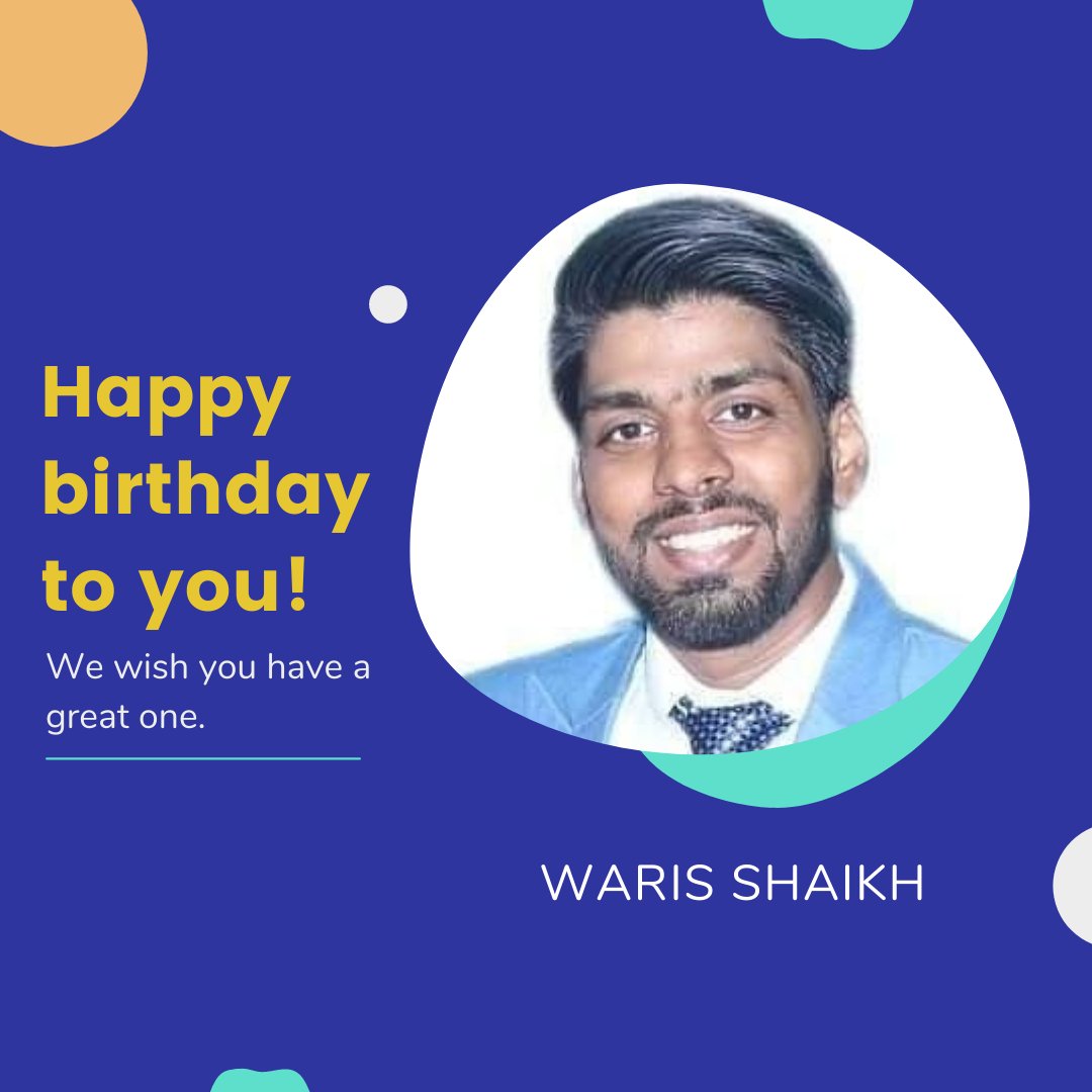 GrahamKitchingE's tweet image. Wishing you a great birthday and a memorable year. From all of us #WarisShaikh.
#team #happybirthday #happybirthdaytoyou #Practus
