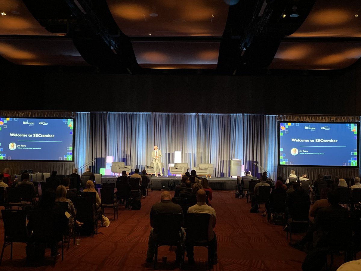 It’s a beautiful SECtember morning! The rThreat team is here at the Meydenbauer Center in Bellevue, ready for an exciting day in cloud and cyber security!