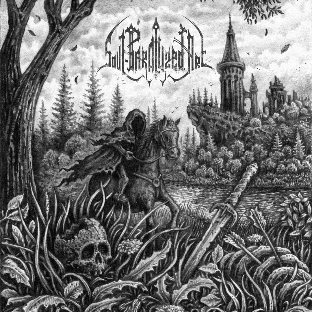 That was nice to get back to graphite and to draw this album cover artwork for Atrocity Altar's dark ambient project called 'Sceptre of the Fading Dawn'

SceptreoftheFadingDawn.Bandcamp.com

#graphitepencil #graphitedrawing #pencildrawing #albumcoverart  #fantasyart #landscape