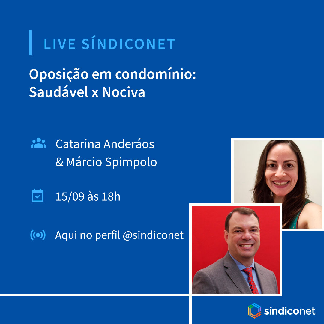 sindiconet's tweet photo. Você sabe quais são os limites entre as críticas construtivas e a oposição nociva no condomínio? 

Nesta live, vamos falar sobre como fazer uma oposição saudável que visa ao bem da coletividade, quais são os limites e evitar problemas no seu condomínio. https://t.co/bsZSkiwJ5i