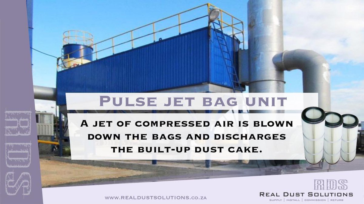dustsolutionsZA's tweet image. We supply a range of filters for Pulse Jet Bag Units. 
Contact Brandon +27 (0) 64 758 4268  or email: brandon@realdustsolutions.co.za
realdustsolutions.co.za
#RealDustSolutions #DustFiltration #Filtration #PulseJetBagUnit #DustSolutions #PulseJetBagFilters #TaigeisDigital