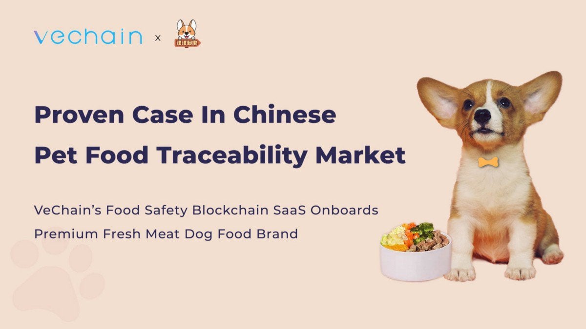 VechainNinja's tweet photo. VECHAIN Food Safety Blockchain SaaS Onboards Premium Fresh Meat Dog Food Brand - https://t.co/BDiDlcT9di Vechain Reddit https://t.co/Tr4DgtKsiq