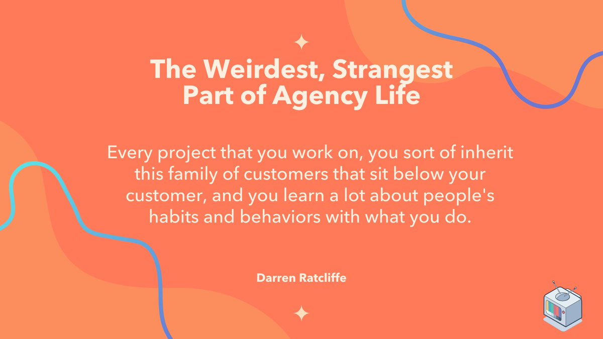 It's Wednesday, so you know what that means! Darren Ratcliffe from Digitl/Six and Flow says inheriting a family of customers that sit below your customers is the weirdest, strangest part of agency life! As a #agencyowner what do you think? 
#agencyunfiltered #marketing #hubspot