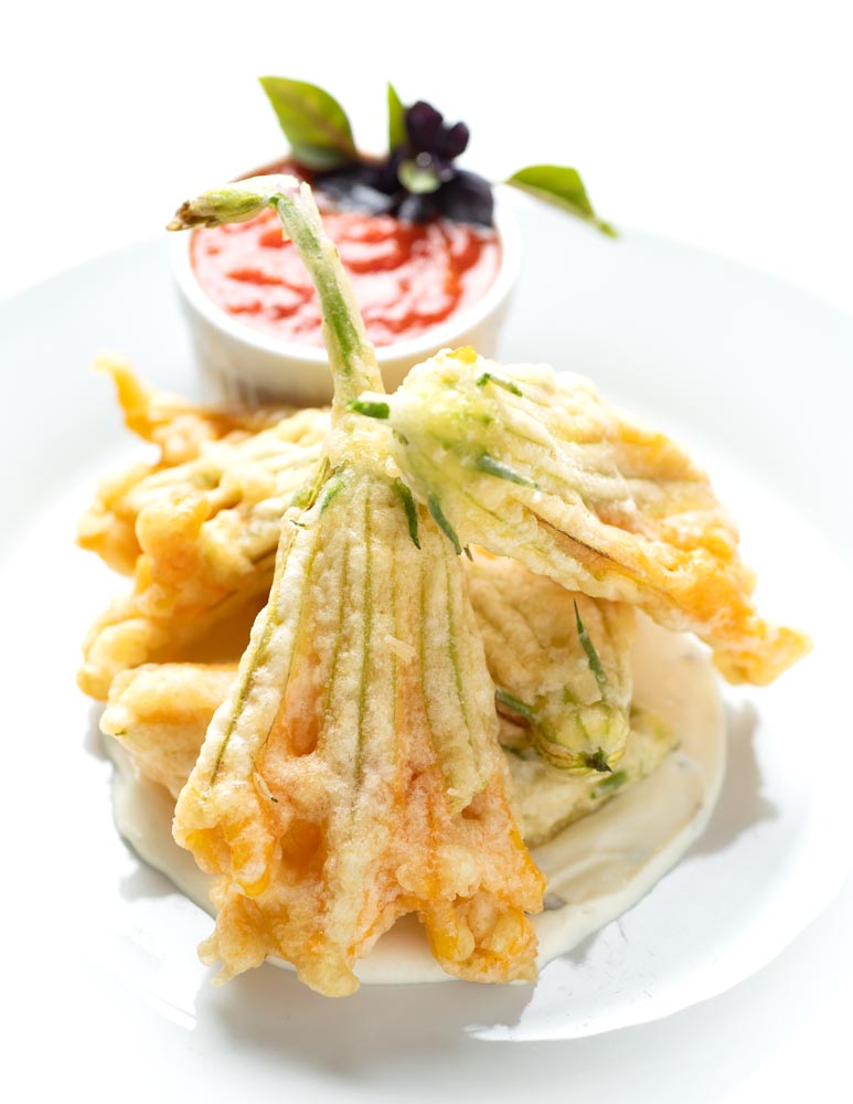 The season for our sumptuous Squash Blossom Beignets with Goat Cheese Fondue &amp; Tomato Coulis is ending. Get them while you can!  
315santafe.com
#SantaFe #AwardWinning  #French #cuisine
