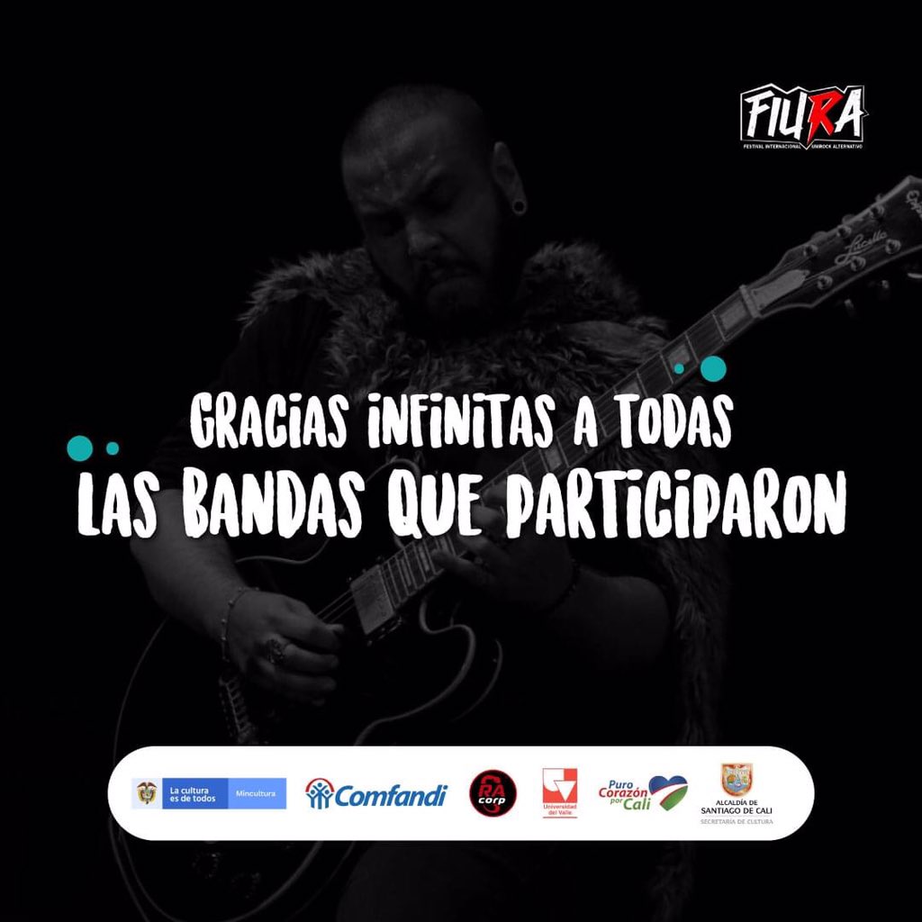 Muy contentos con esta noticia!!! Nos vemos en Octubre en el festival <a href="/FiuraCali/">FIURA - Festival Internacional Unirock Alternativo</a>!!! 👹