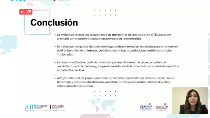 SEMiPYP's tweet photo. (S1) Presentación de comunicaciones orales: 
TFM @SEMiPYP @UEuropea  
Josué Barahona Garrido (Guatemala) 
Irene Garza (México)
Janette Carolina Cicolini (México)
María Josefa Gutiérrez- Cisneros (España) 
#microbiota21 
‼️ Ahora el debate👥 https://t.co/WrFC6vcSDC