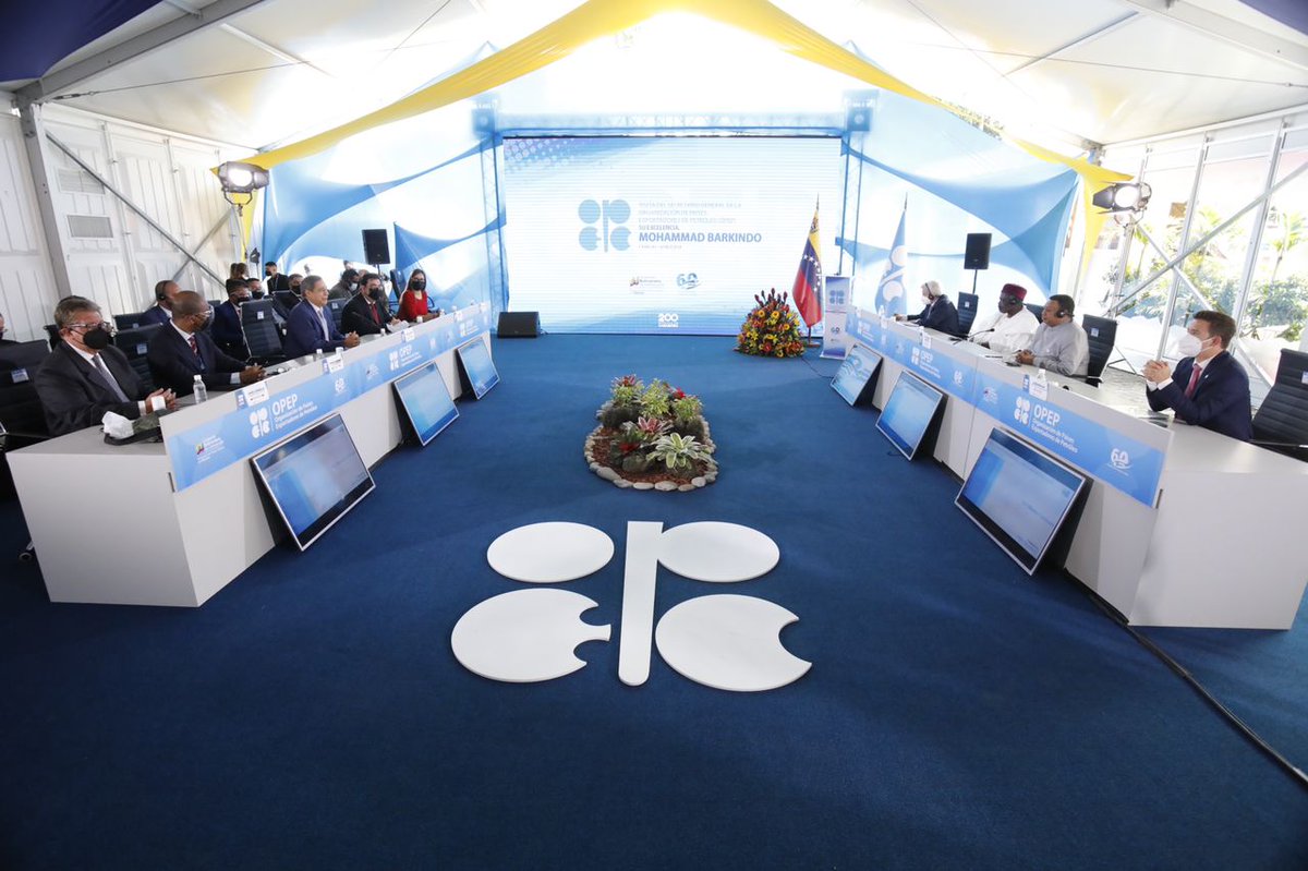 🇻🇪🛢️ Durante el encuentro, en el marco del 61° de esta alianza energética, ambos funcionarios resaltaron el reequilibrio alcanzado en el marco de la Declaración de Cooperación, gracias a la capacidad de construir un consenso entre los países productores de petróleo de la OPEP+.