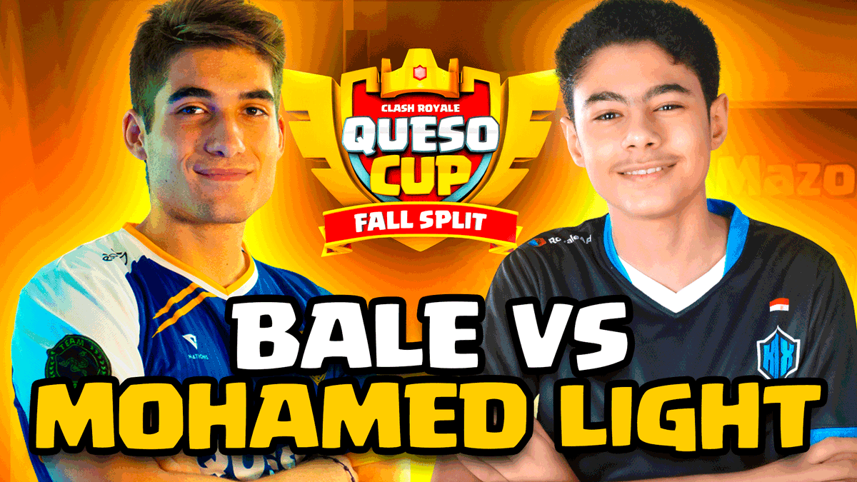 🥳NUEVO VÍDEO!
🏆BALE VS MOHAMED LIGHT EN LA QUESO CUP DE CLASH ROYALE😱
📺youtu.be/wOGPmBxsAHc