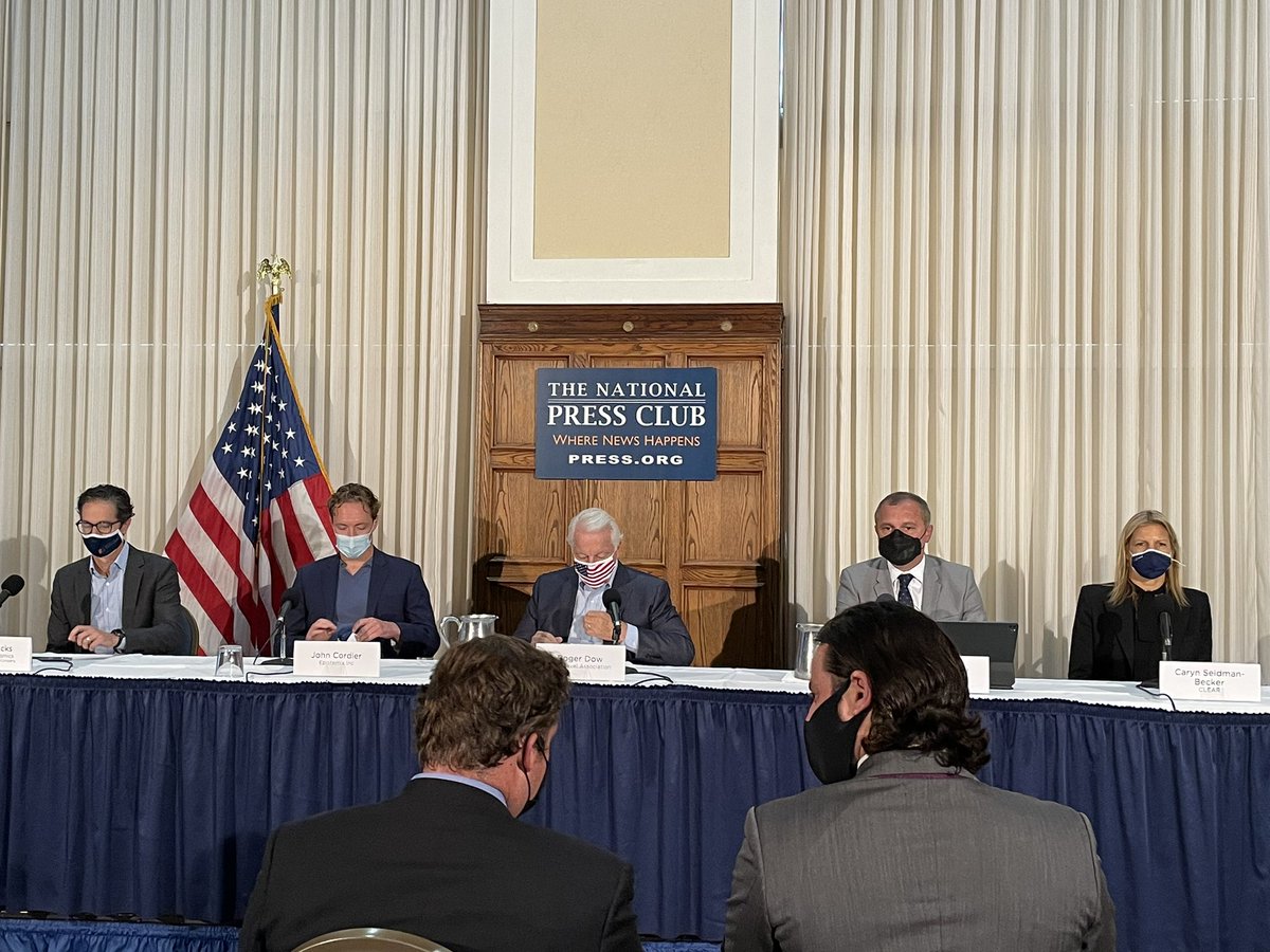 So pleased to represent <a href="/pcmahq/">PCMA</a> at this important press conference highlighting the importance of business travel, meetings and trade shows to the economy and businesses large and small. We can meet safely! #LetsMeetThere