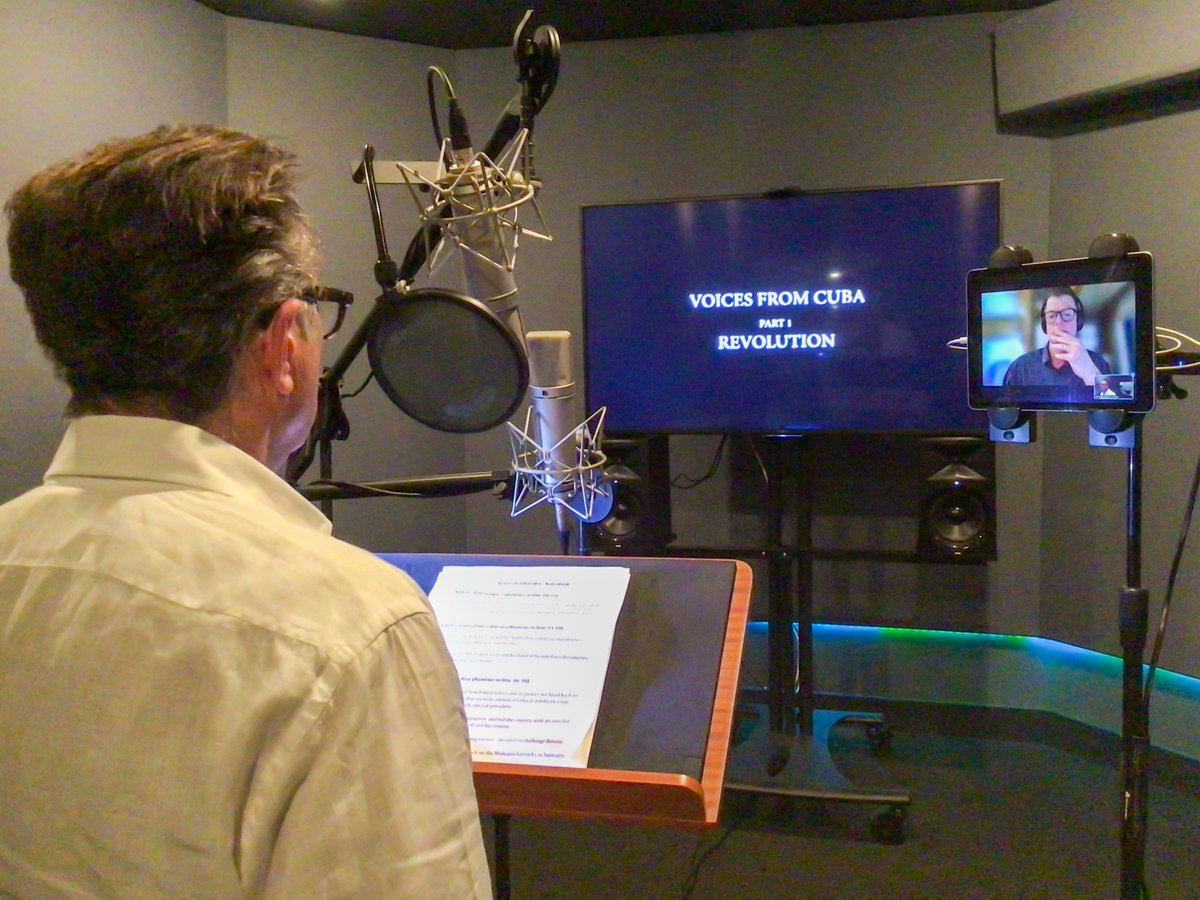 voicesfromcuba's tweet photo. Great honor working with Andy Garcia as we recorded the narration for our upcoming documentary film Voices From Cuba! https://t.co/AF6BeUEVNu With original score by @sandovalarturo1 Big Thanks to the team @WatermanSound

#andygarcia #Cuba #Cuban #Cubanos #CubaLibre #documentary https://t.co/B2jUnhiJ9t