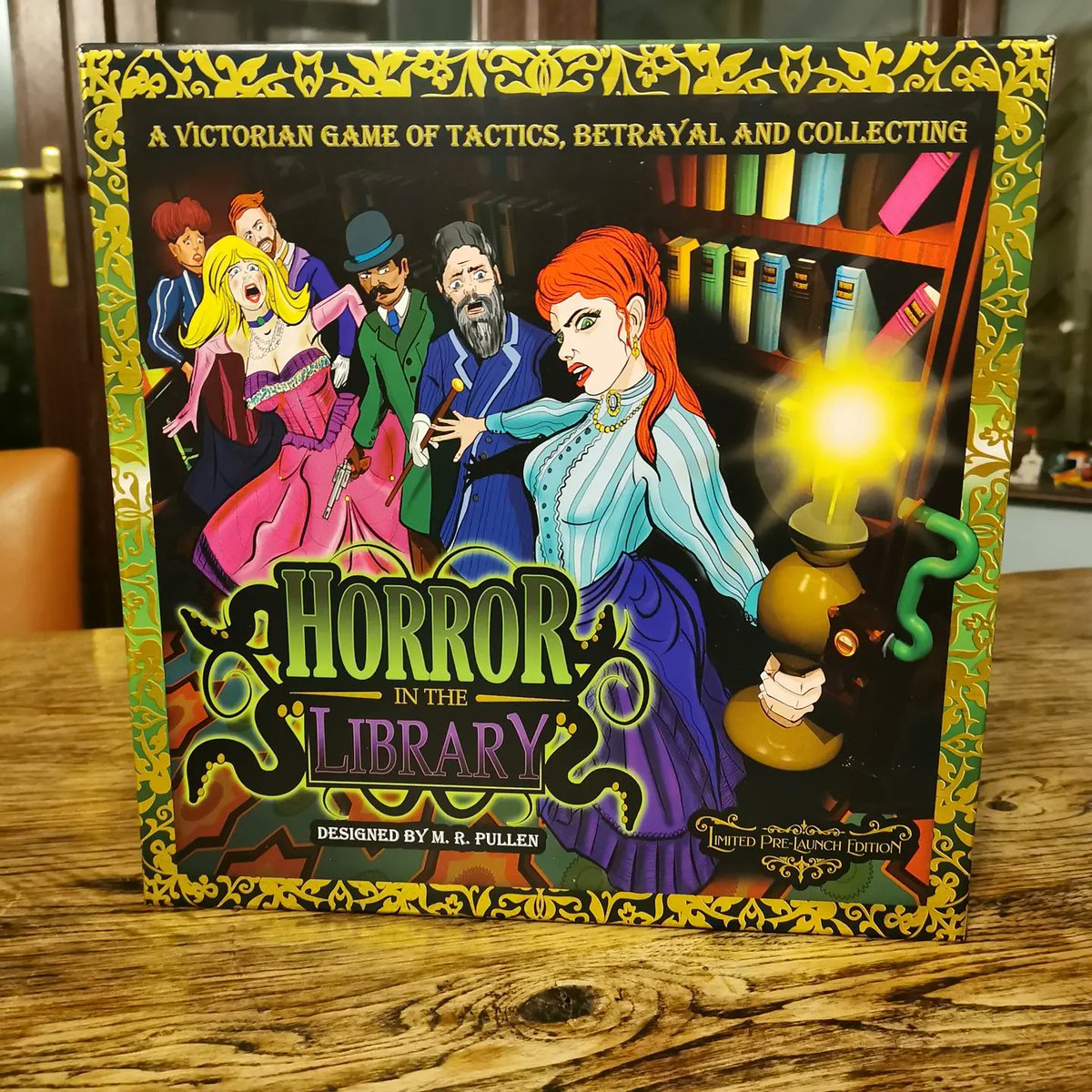 CraftingJones's tweet photo. Playing #HorrorInTheLibrary by @BlueDonutStudio again tonight! ๐
First played this at @UKGamesExpo & #loved it. ๐
#Love it even more after I #won by beating 9 #monsters in a row with a (math nerd alert!) 5.3% chance of success! ๐คฃ
#Winner #Maths #Horror #Monster #BoardGame https://t.co/P6nlx2Ucy6