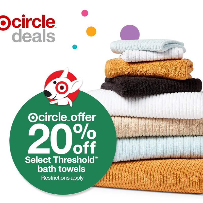 Target's tweet photo. Save now on 100s of items in-store and online with Target Circle. Plus, extra benefits for all Target Circle members. Woohoo!