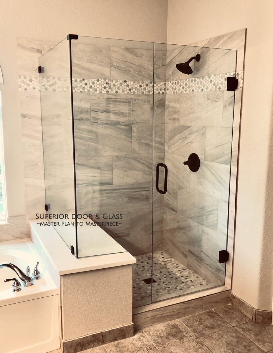SuperiorGlass's tweet photo. Superior Door &amp; Glass ~Master Plan to Masterpiece~

Beautiful! For a finished spa-style look frameless shower glass is the best option. Terrific installation by our pro's! Very happy clients!

#Frameless #ShowerGlass #Interiors #Design #FrontRange #CO #Quality #HomeSpa #Remodel https://t.co/F8wimkXamR