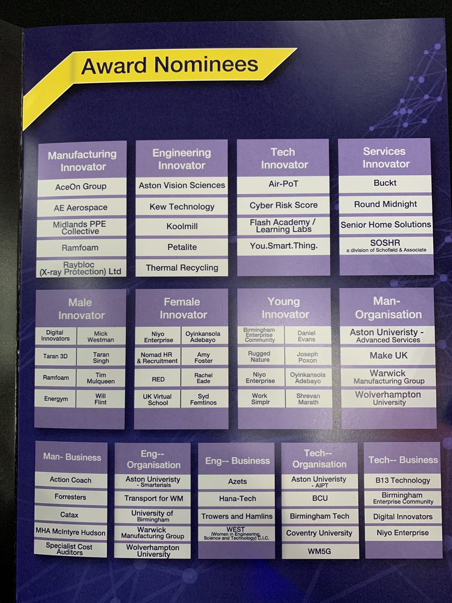 SchoolofEng_UoB's tweet photo. Tonight the @SchoolofEng_UoB @eps_unibham @unibirmingham team are at the @TechSupplyUK #InnovationAwards. Our @eade_rachel and @SchoolofEng_UoB are nominated with @digi_rail @amtecca1 @ARLI_Project https://t.co/MwKtJoymUQ