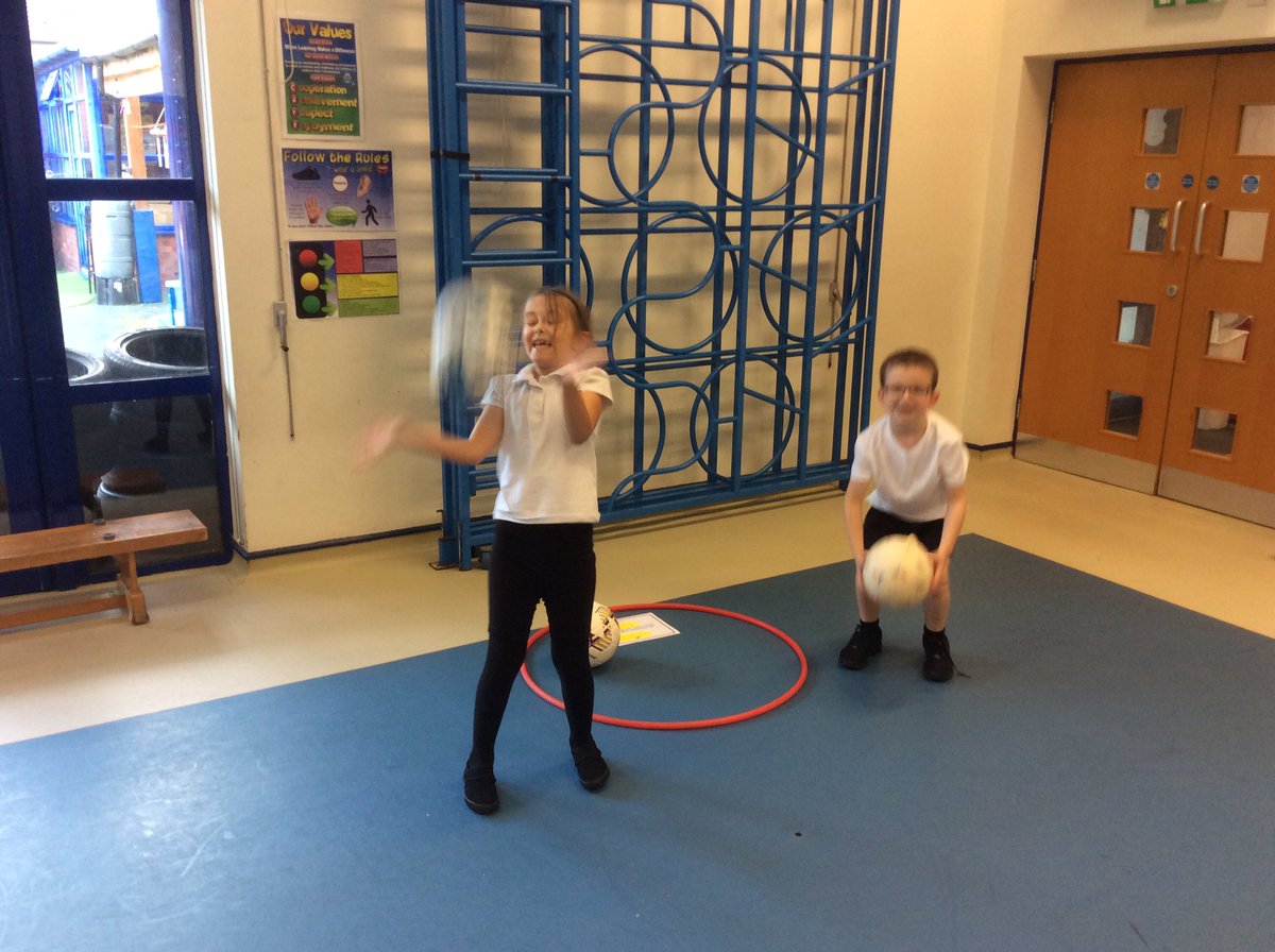 MWCP_Year2's tweet photo. We have been practising our throwing and catching skills this afternoon #mwcpsport #mwcppe https://t.co/LNm2EQxkB3