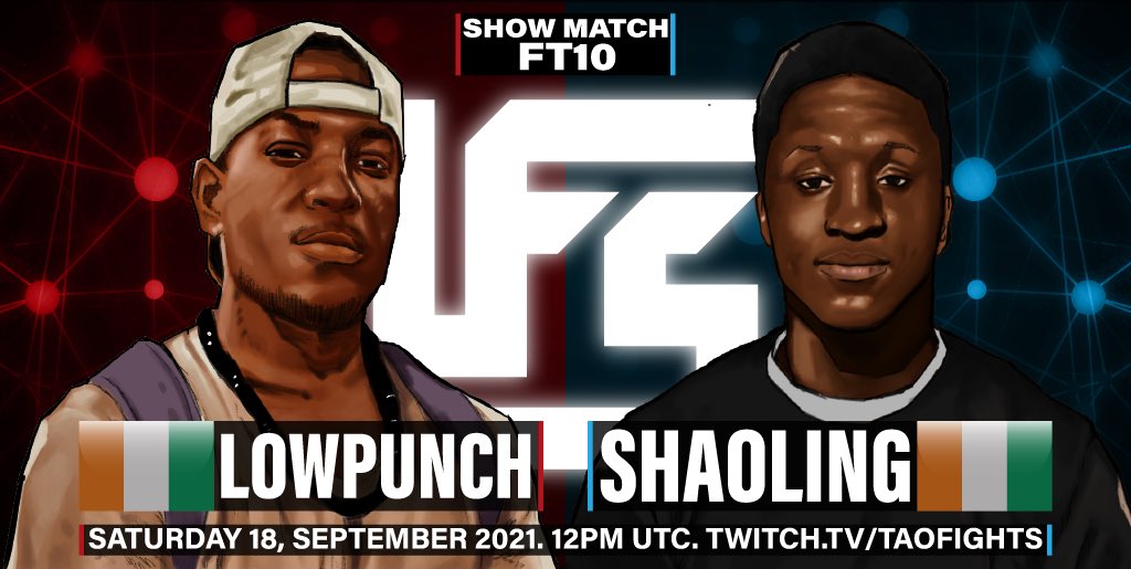 Ivoire_eSports's tweet photo. Préparez-vous pour ce grand spectacle 🚨⭐️
#TEKKEN7 
 
ULTIMATE FIGHTING SHOW #1 

@Misko_Lowpunch 🇨🇮
🆚
@JunyShaoling 🇨🇮

Date : samedi 18 septembre 2021
Heure: 12:00 H

📺https://t.co/ty3DAaQmRE

Règle : FT 10 (premier à 10 victoires)

Get ready for the first battle 

#eSports https://t.co/zhM2QtnIT7