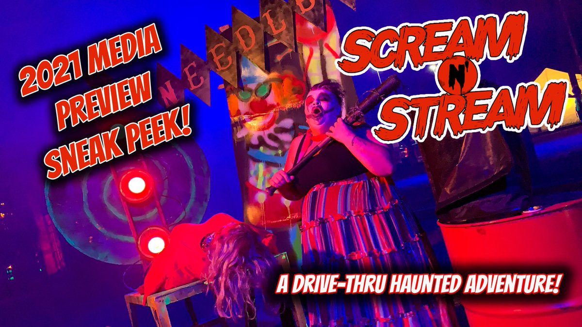 jimorear's tweet photo. We got a media preview of SCREAM N STREAM, a haunted drive-thru adventure featuring clowns vs zombies. Take a peek at what to expect from this interactive Halloween attraction! https://t.co/Ir6OBA8oB0
@screamnstream #screamnstream #actorslife #clowns #Zombie #haunted #halloween https://t.co/ktEl8cpSdC