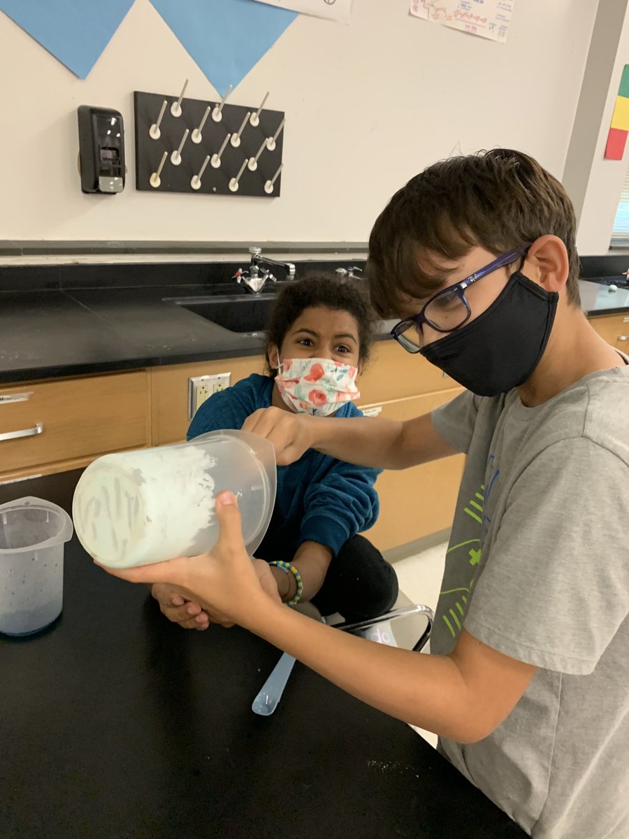 FrenierDenise's tweet photo. ⁦@CCMMSRedwolves⁩  A messy lab indeed!!! Ask your  6th Grader about the role of a polymer scientist . #OurDen https://t.co/yH5LyQeLBq