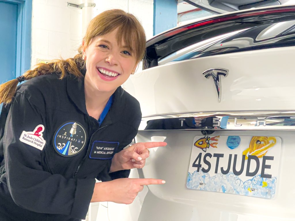 inspiration4x's tweet photo. 4 @StJude.

Support St. Jude Children’s Research Hospital here: https://t.co/wXT4XvZurp https://t.co/qEhodqSNZS