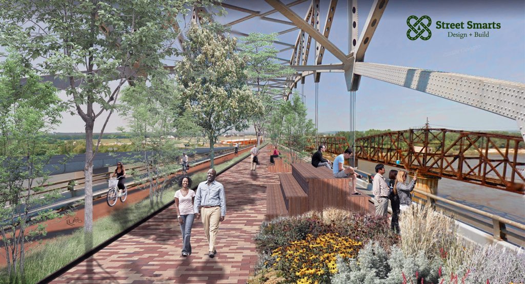 StreetSmartsDB's tweet image. It's not too late to save this beautiful, historic bridge and repurpose it as a destination for all of the Kansas City region!