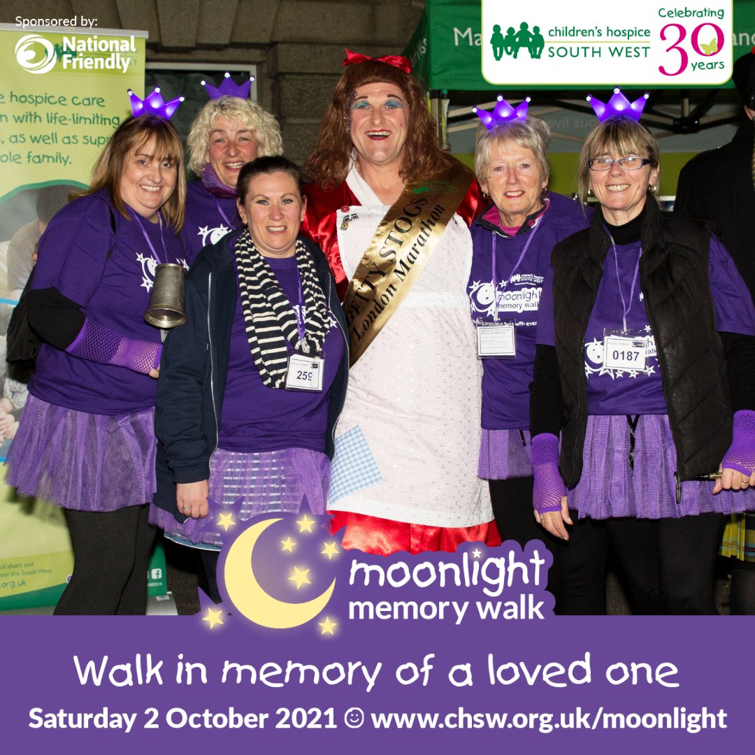 CHSW's tweet image. Evening @CornwallHour our Moonlight Memory Walk is back in Falmouth on 2 Oct and we would love people to join us and walk in memory of their loved ones. To be part of this special event sign up 👉 ow.ly/KLCS50G7IFP #CHSWMoonlight #cornwallhour