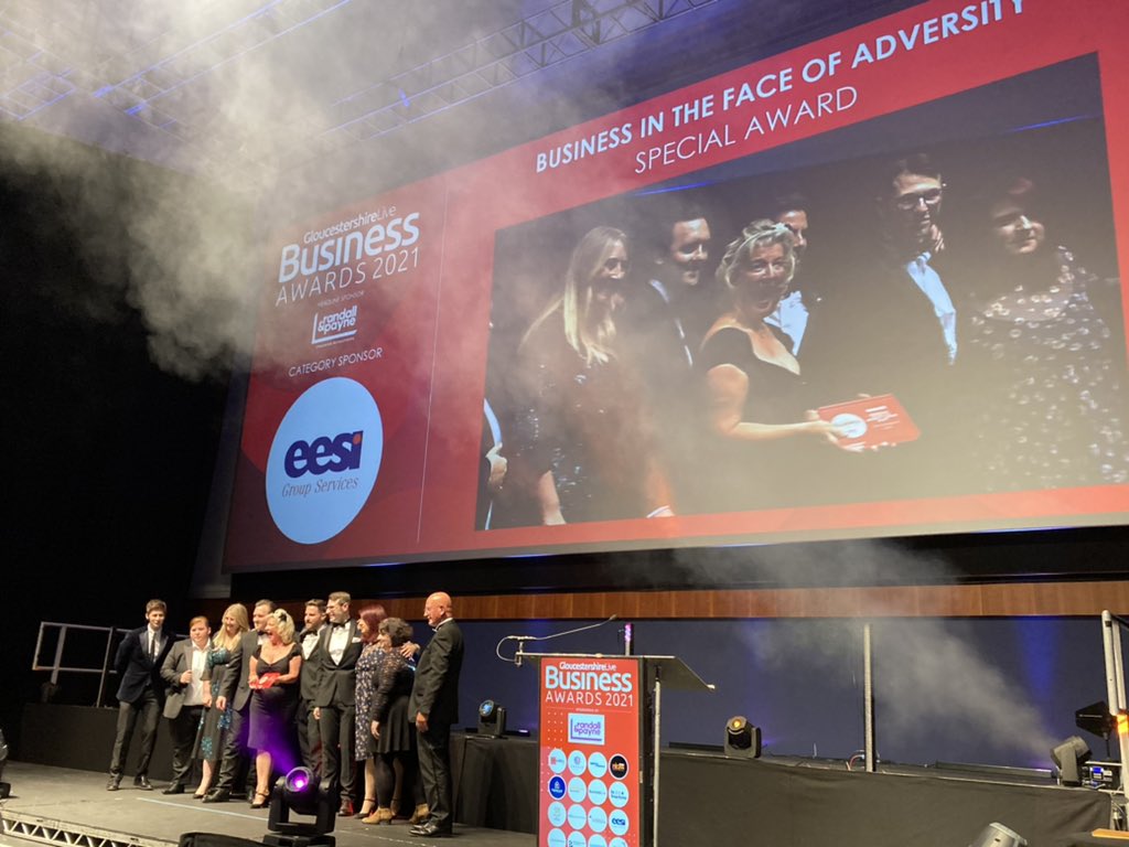Gloucestershire Live (@glosliveonline) on Twitter photo First award is Business in the Face of Adversity Special Award sponsored by <a href="/EESILtd/">EESI Group Services</a> and it goes to... <a href="/CheltenhamTrust/">The Cheltenham Trust</a>! Congrats! 🥳 First award is Business in the Face of Adversity Special Award sponsored by <a href="/EESILtd/">EESI Group Services</a> and it goes to... <a href="/CheltenhamTrust/">The Cheltenham Trust</a>! Congrats! 🥳