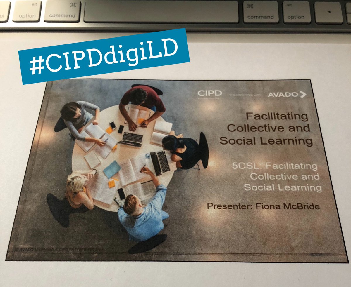 fionamcbride's tweet photo. This evening saw me chatting about my work in the context of #SocialLearning & #CollaborativeLearning for @AVADOlearning.
Itβs still one of my fave topics, and one which is good to keep exploring as L&D professionals, in my humble opinion.
#LoveTwitter
#CIPDdigiLD
#CIPDStudents https://t.co/t5SqzMYYoZ