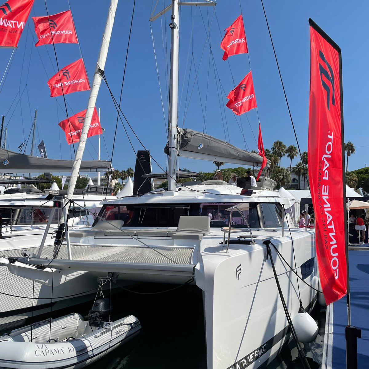 ACM vous accompagne dans vos projets Achat Location Formation sur Elba 45 <a href="/fountainepajot/">FountainePajot</a>.com #fountainepajot#elba45#catamaran#katamaran#formationcatamaran#ecoledecroisiere#cannesyachtingfestival