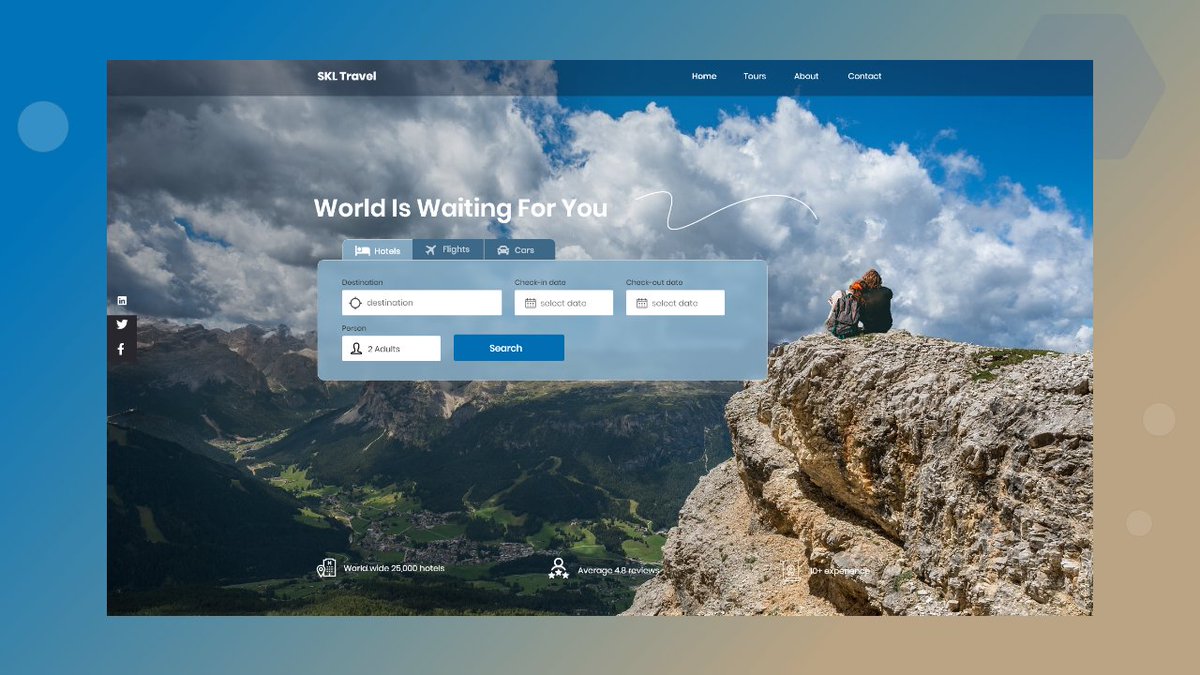 travel website design in adobe xd
behance:behance.net/gallery/125991…
speed art youtube:youtube.com/watch?v=T9cGCS…