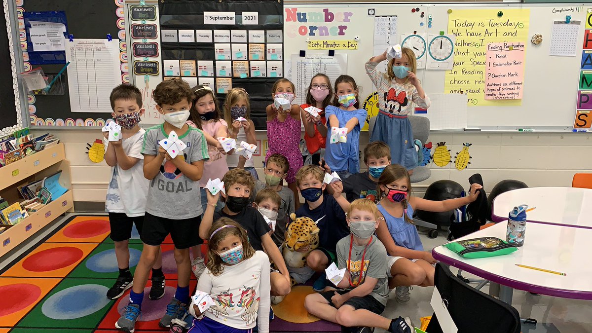 We have ACCURATELY created origami fortune tellers! #cheetahstrong #cherokeeinspires