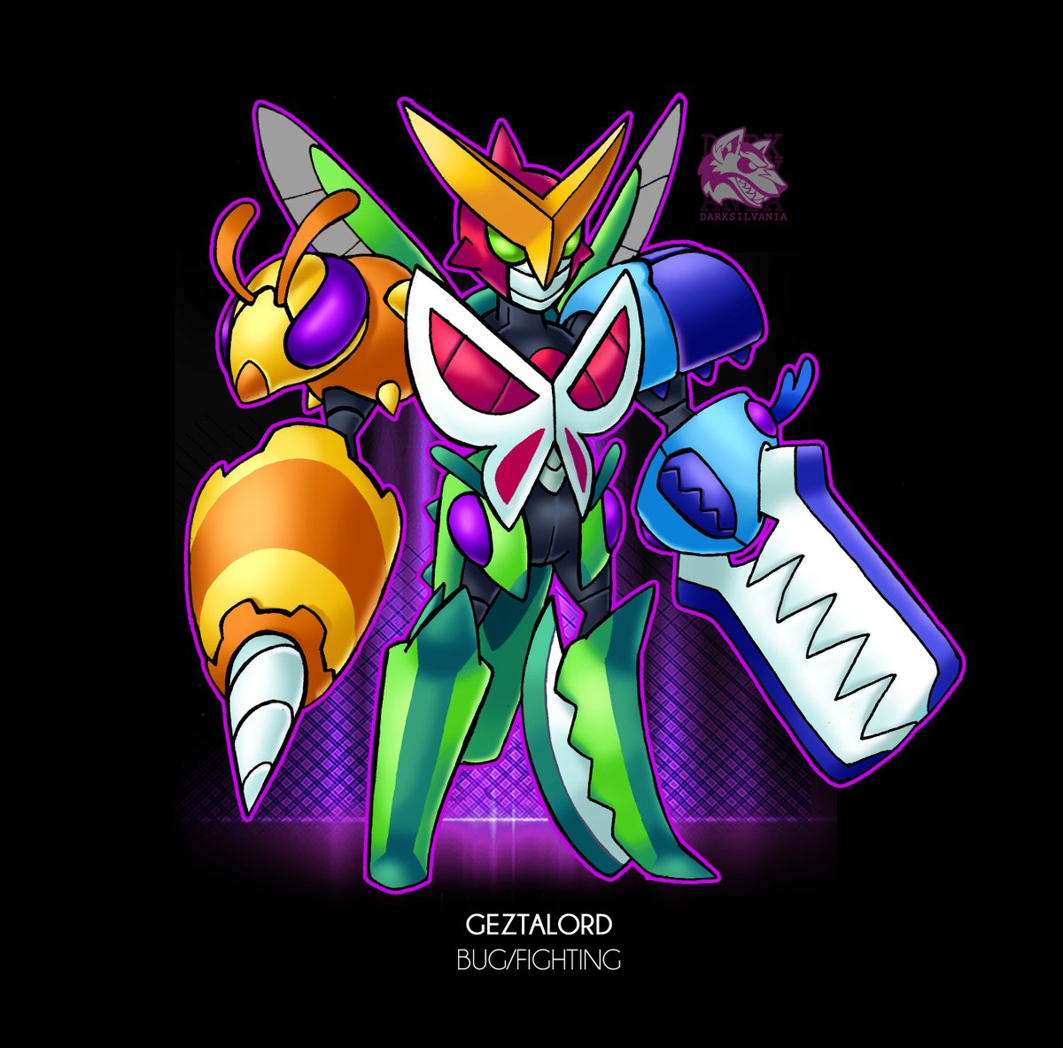 Darksilvania's tweet photo. ENTOMAN &amp; GEZTALORD, inspired by kamen rider and super sentai series, this ones are a remake of a remake, original one being 13 years old
You can read more of them and their method of evolution here
https://t.co/beB51QF96p

#Pokemon #Fakemon #Fakepokemon #Kamenrider #Supersentai https://t.co/QtOFkdTHS7