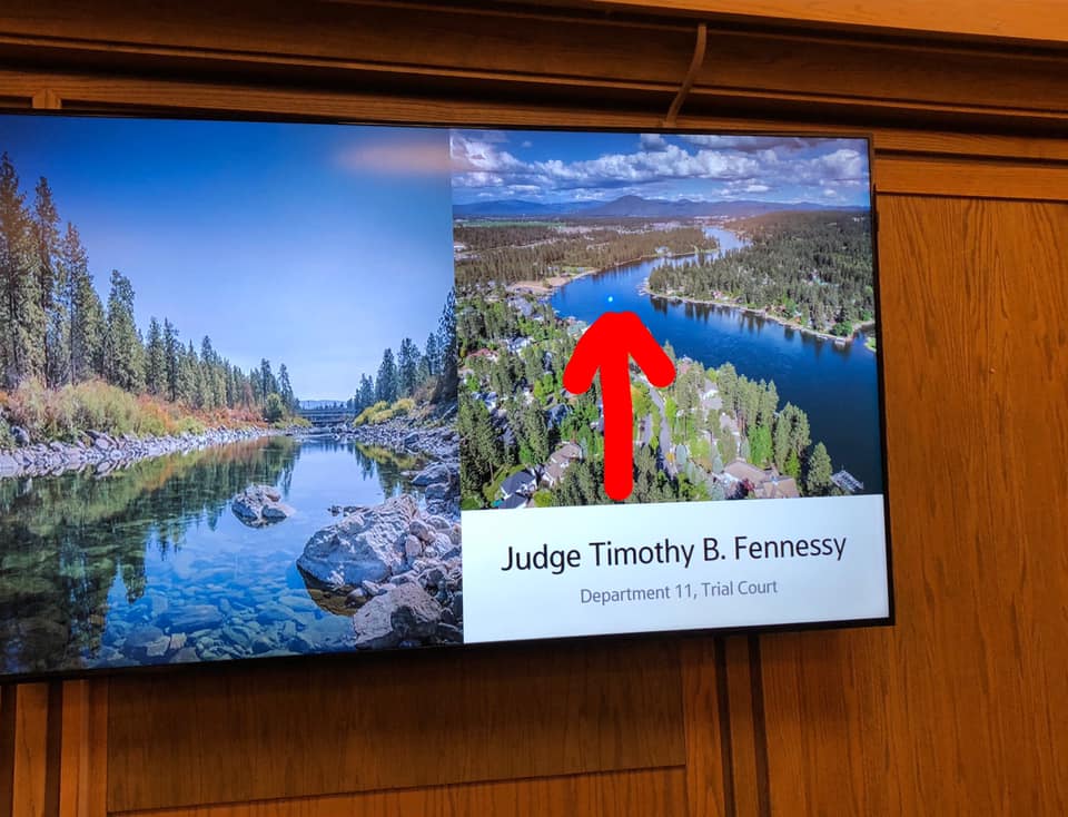 SpokaneSunscre1's tweet photo. Today we installed custom laser pointer film to TV screens at the Spokane County Courthouse courtrooms, just another unique product available! https://t.co/GnMYZzRT6Y