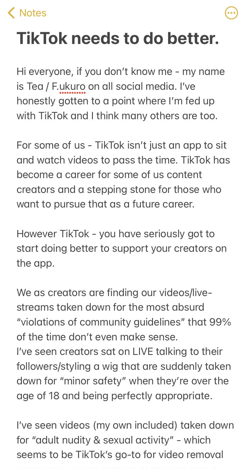 Tea ~ Lucifer brainrot on X: Please share this everywhere and tag TikToks  accounts in the comments! Im fed up of seeing myself and other creators on  the app getting banned for