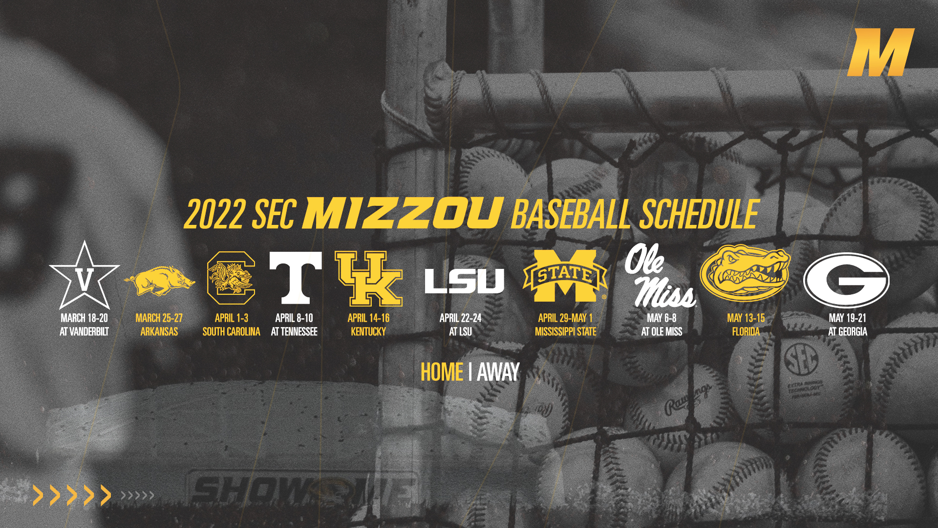 Mizzou Baseball Schedule 2022 Mizzou Baseball On Twitter: "The 2022 Sec 📅 Is Here‼ 🔗  Https://T.co/43Jgeutvfl #C2E🐯⚾ Https://T.co/Ydkihuyklc" / Twitter