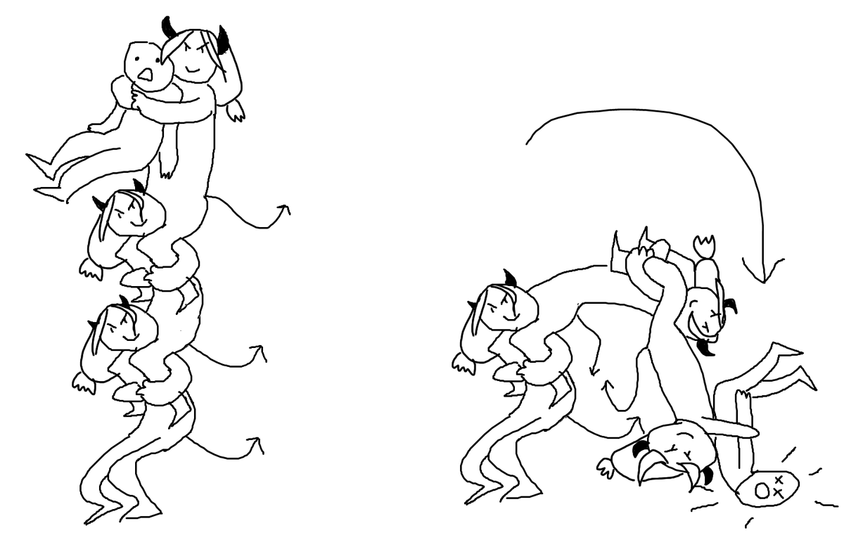 poondonkus's tweet photo. @shibagani48 give Cerberus a move like this https://t.co/U7Fhgc5rOB