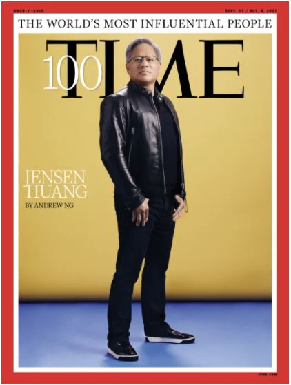 AKRobbins2010's tweet photo. @TIME 
THE WORLD'S MOST INFLUENTIAL PEOPLE #TIME100
Jensen Huang | #Founder | #President | #CEO | @nvidia 
BY: @AndrewYNg https://t.co/hNkFhCC55l