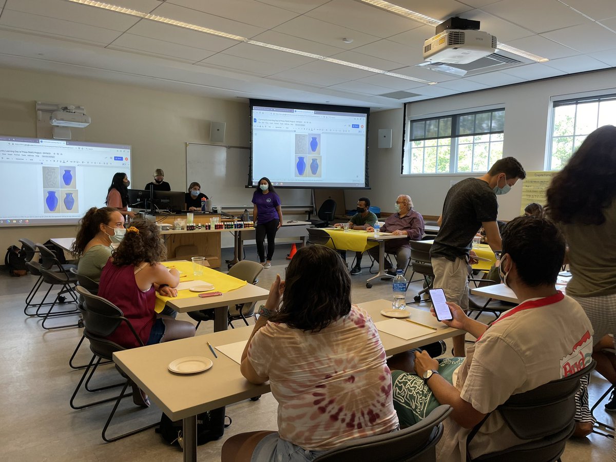TCNJ_SummerRead's tweet photo. Big thanks to #presspaws for leading our Broken Vessel workshop for Community Learning Day. @TCNJToday #tcnj https://t.co/92PWGGMjA0