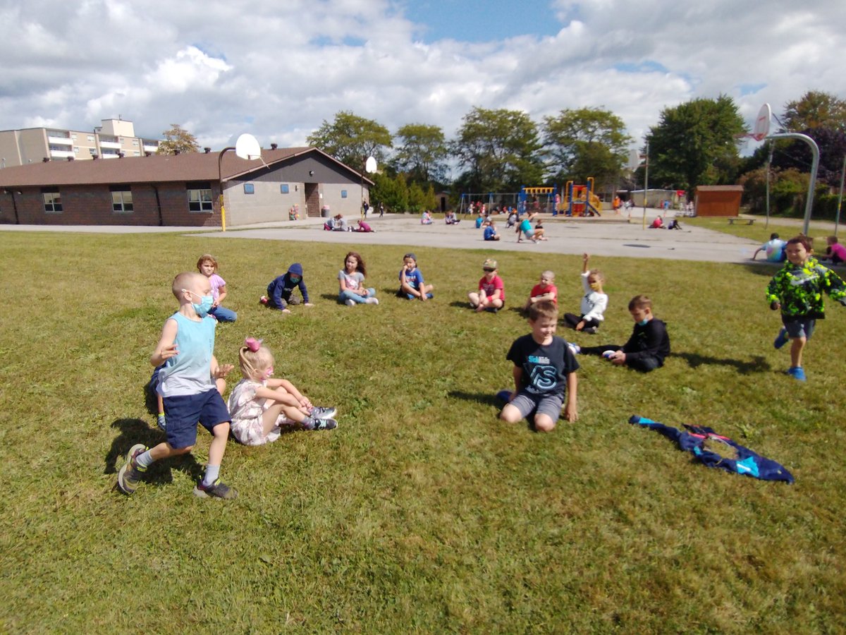 Working on rhymes playing duck duck goose... Hat hat cat
<a href="/LeslieFrostPS/">Leslie Frost P.S.</a>