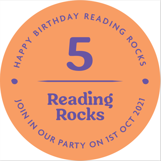 _Reading_Rocks_'s tweet photo. Calling all Reading Rockers - tell us your best RR memories to help us celebrate our 5th birthday! Add them here: https://t.co/DZxVLoov81 Every memory shared has a chance to win a prize book bundle!!! https://t.co/2ozF0nFegk