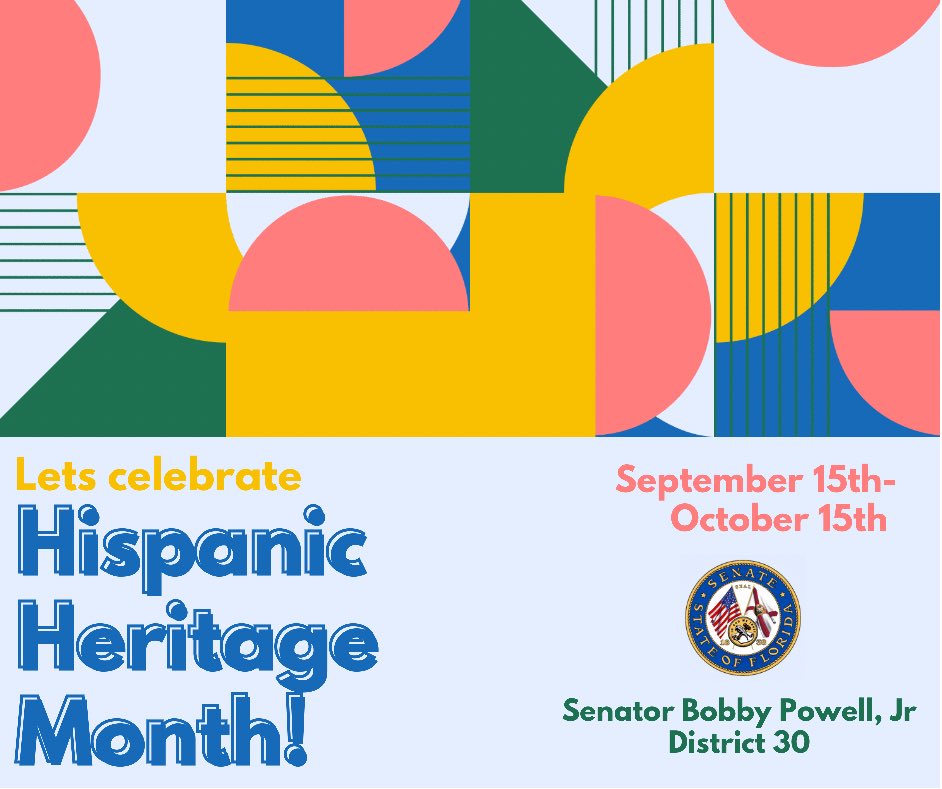 BobbyPowellJr's tweet photo. Today marks the start of Hispanic Heritage Month! District 30 takes great pride in celebrating the culture and contributions of Hispanic people here in America and around the globe! #HispanicHeritageMonth #bobbypowell #district30 #doitfortheculture #lifeofservice #lifethatcounts https://t.co/Fa1D1GVDaG