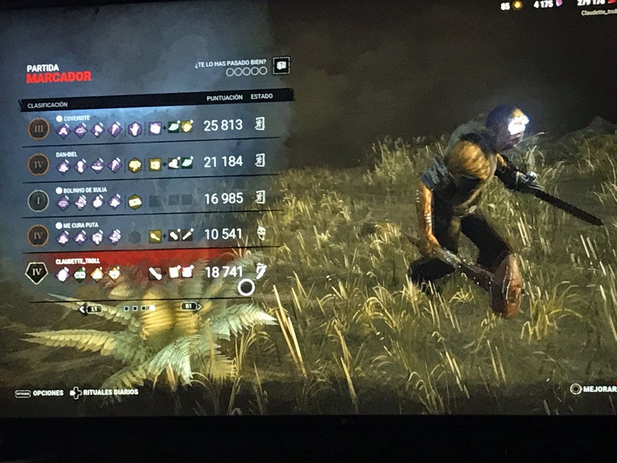 olasoyclaudette's tweet photo. En mi puta vida habia jugado con hill billy, y me toca premade rusheadora que se cree tóxica, 100% balanceado https://t.co/QSCENfwS3U