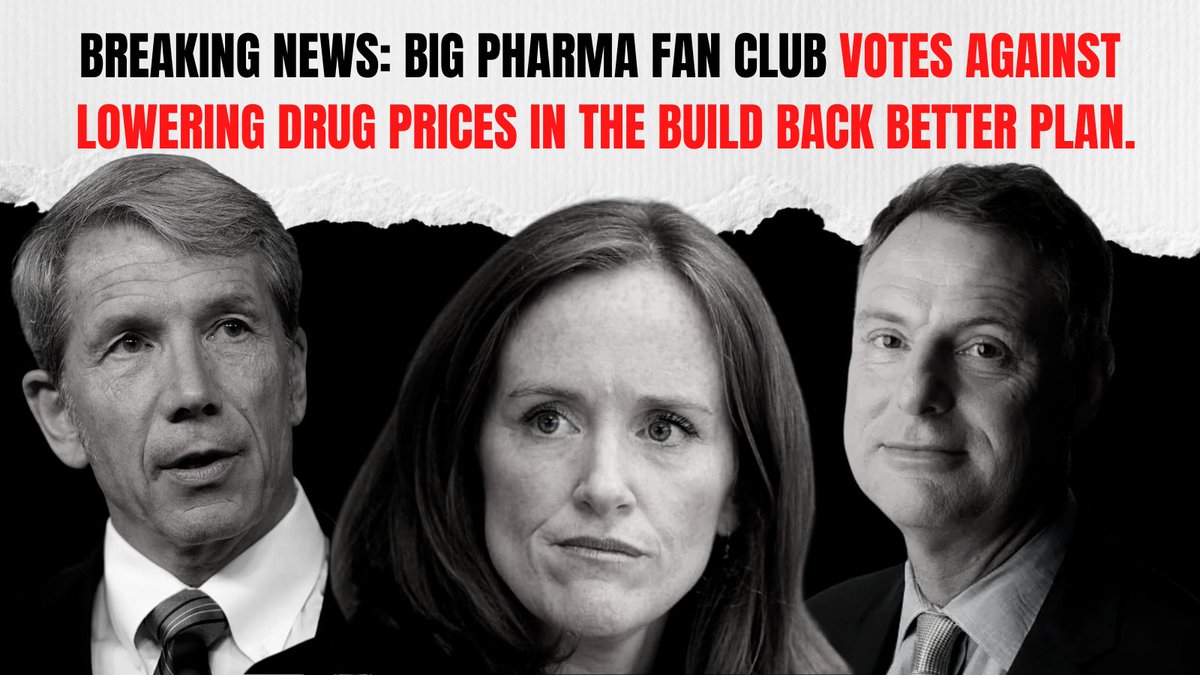 peopleb4pharma's tweet photo. 🚨 BREAKING 🚨: @RepKathleenRice, @RepSchrader, and @RepScottPeters just VOTED NO on a measure to allow Medicare to negotiate for #LowerDrugPricesNow.

Earth to the #BigPharma fan club: PEOPLE are more important than Pharma profits. https://t.co/lbIPkaWA1F