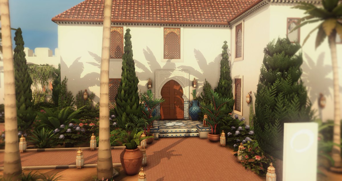 Townie_Sim's tweet photo. Getting there #SpaDayrefresh #CourtyardOasisKit #TheSims4spaday #TheSims4 #ShowUsYourBuilds https://t.co/ghiHAykT1Q