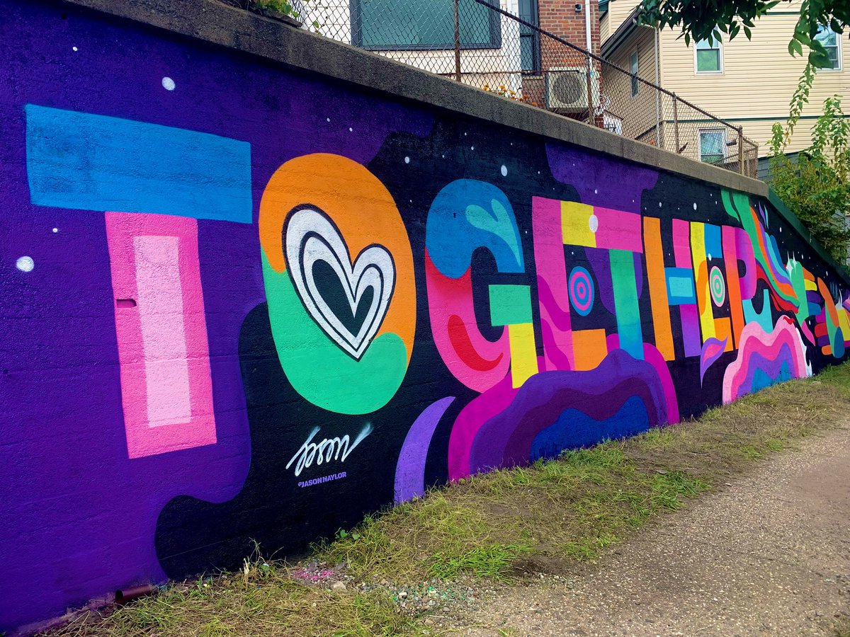 During the pandemic we often said we are in this together. Last weekend, kids and cops from the <a href="/NYPD115Pct/">NYPD 115th Precinct</a> teamed up with artists to paint this colorful mural in East Elmhurst as a reminder that we are in this together.