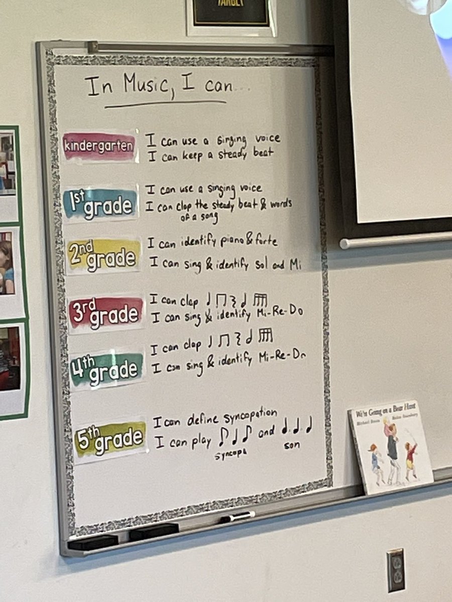 teach_fly's tweet photo. Every great lesson starts with student outcomes in mind! Shoutout to Manchester Park Music for the great “I can” statements! @olathenewed #lessonessentials https://t.co/dP94ltZ2yc