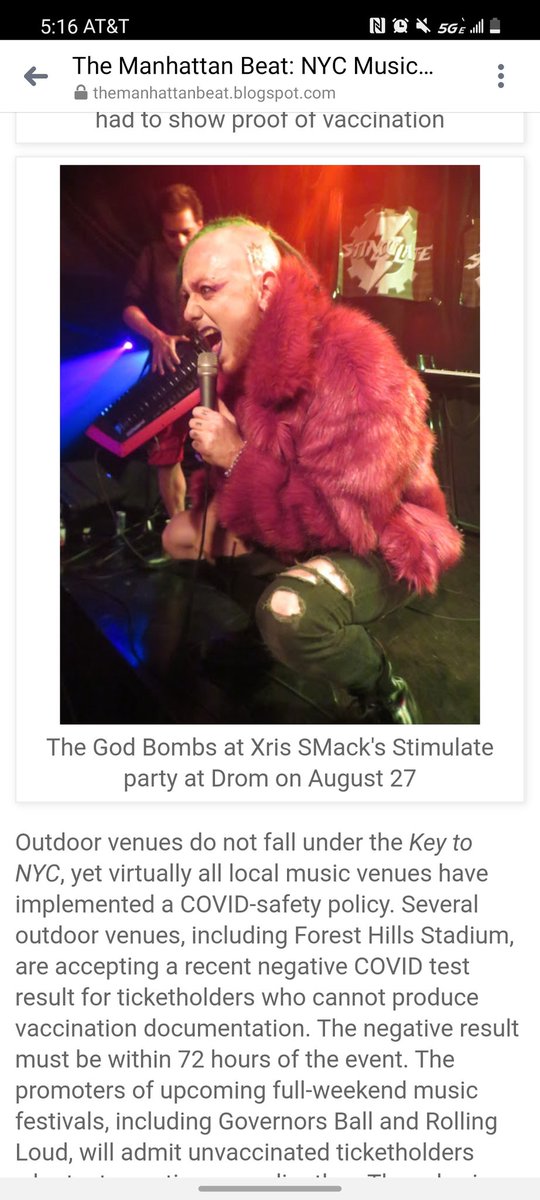 My band #thegodbombs made Manhattan Beat Magazine from our performance at <a href="/STIMULATEnyc/">STIMULATE</a> ⚡💣💥