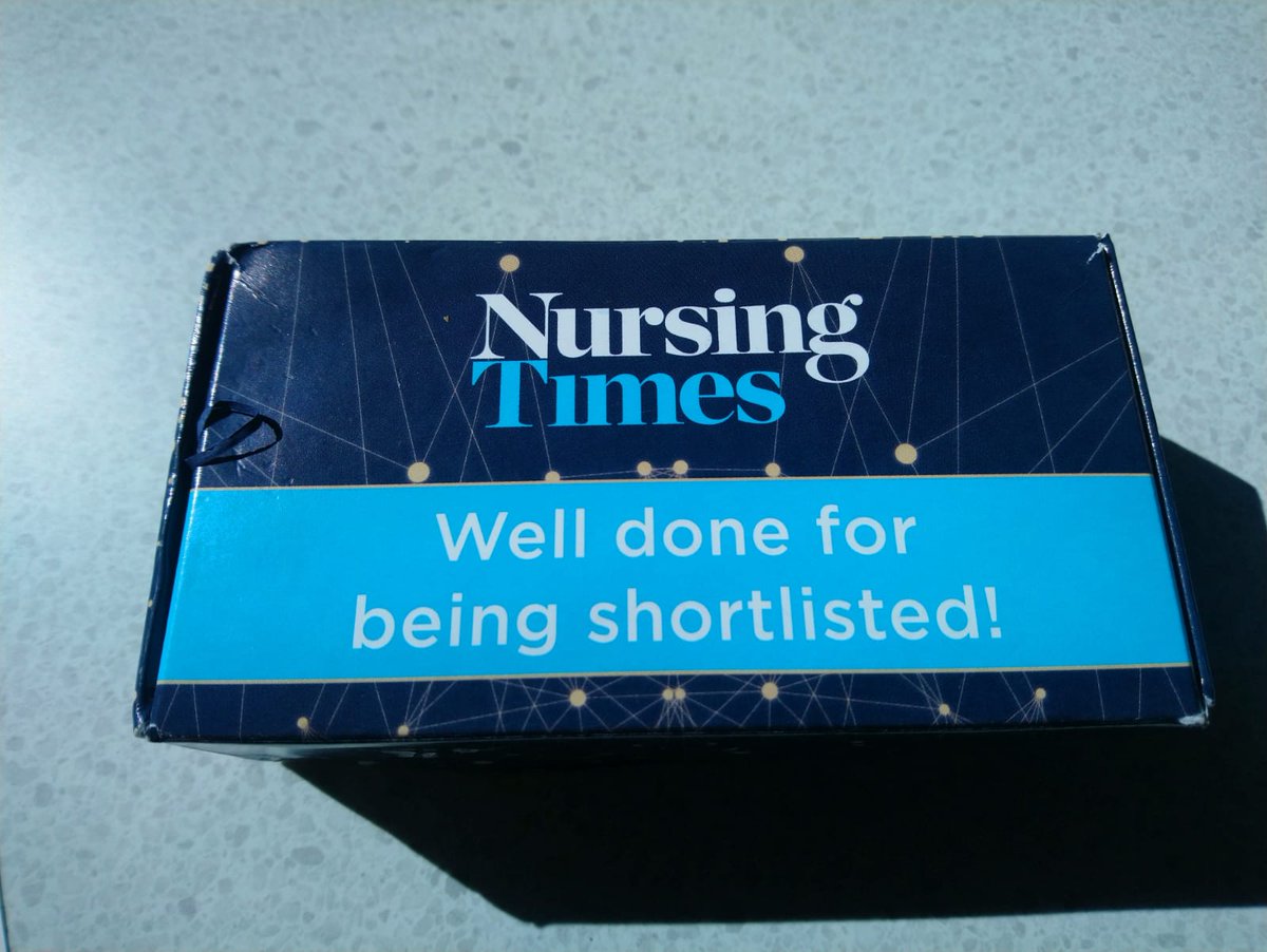 Some of the team travelled to London yesterday to present our case to the #NTawards judges. We also received this lovely memento for making it to the shortlist 🙂